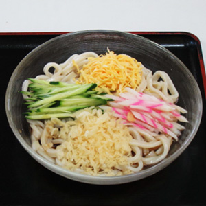 冷やしたぬきうどん 茶の花福祉会 冷やしたぬきうどん 茶の花福祉会